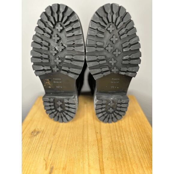 Proenza Schouler Women's Chunky Heel CA/SH Shearling Booties Black Size 6.5 NWOB - Picture 6 of 8